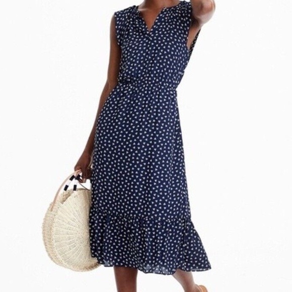 J. Crew Dresses J Crew Mercantile Cap Sleeve Midi Dress Poshmark